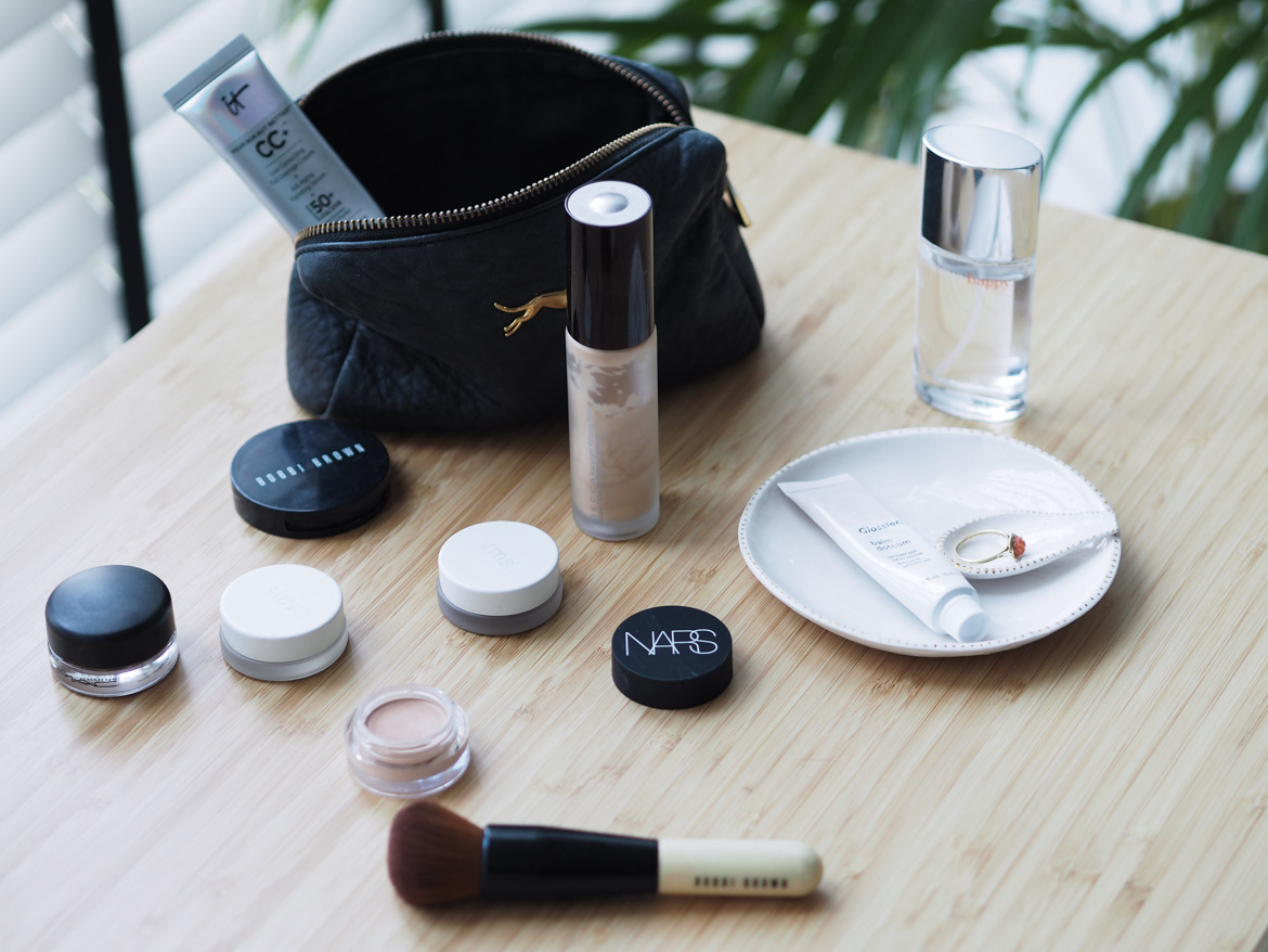 Daily organic makeup routine